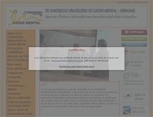 Tablet Screenshot of congresso2012.abrasme.org.br